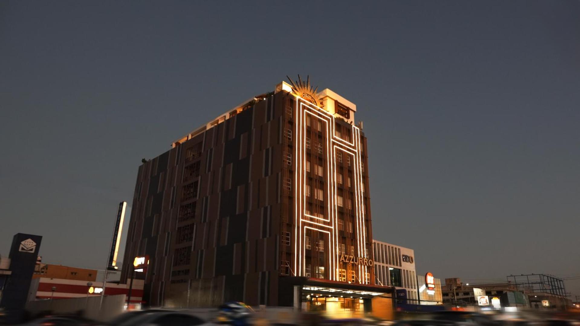 Azzurro Hotel Angeles Bagian luar foto